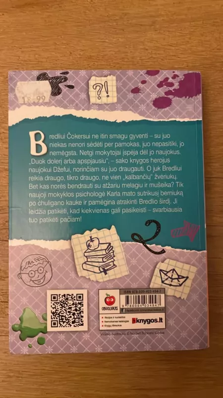 Berniukas mergaičių tualete - Louis Sachar, knyga 5