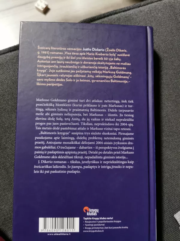 Baltimorės knyga - Joėl Dicker, knyga 3