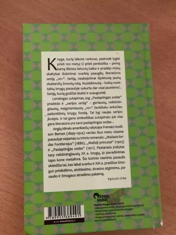 Paslaptingas sodas - Frances Hodgson Burnett, knyga 3