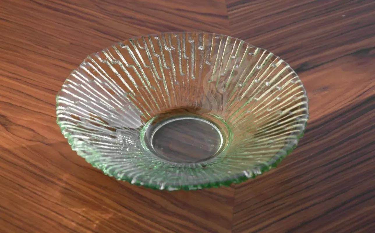 Vintage Sklo Union Pavel Panek krištolo dubuo indas - , namai ir interjeras 5