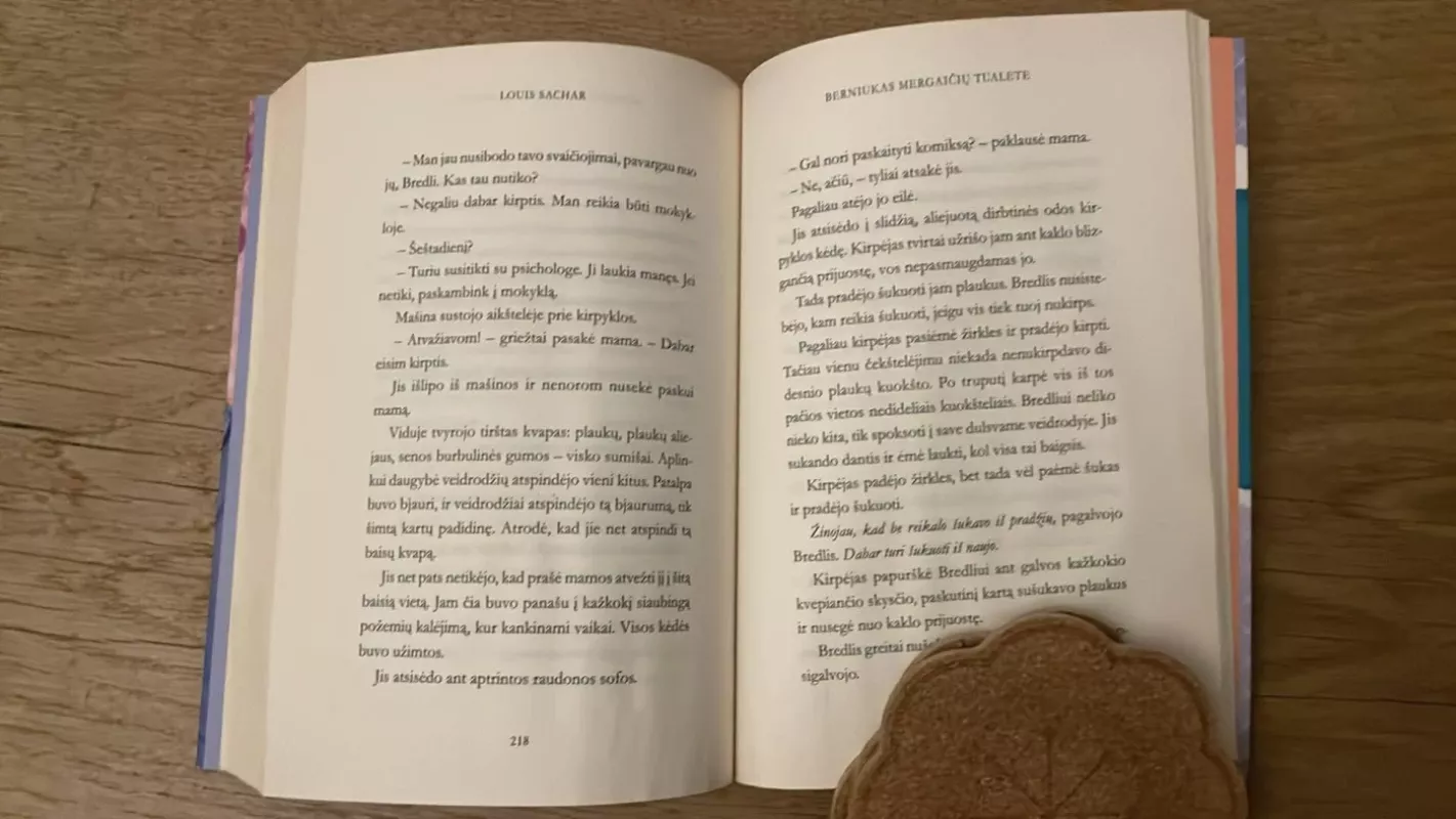 Berniukas mergaičių tualete - Louis Sachar, knyga 4