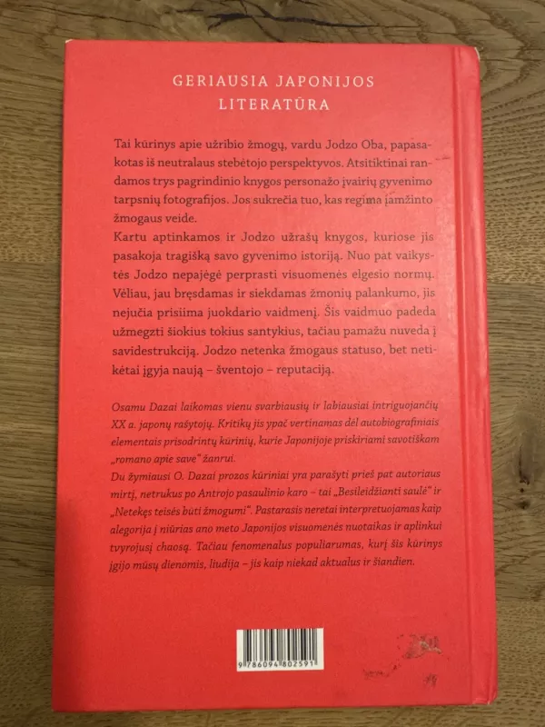 Netekęs teisės būti žmogumi - Osamu Dazai, knyga 3