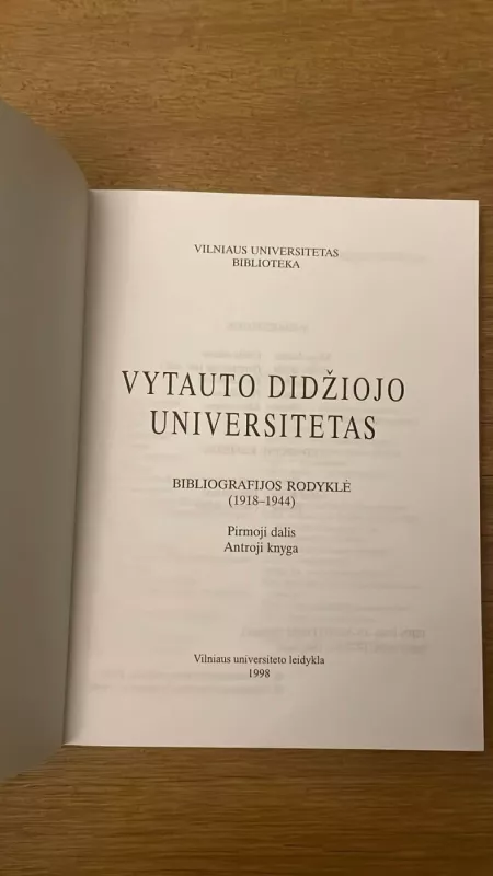Vytauto Didžiojo universitetas - Kolektyvas, knyga 3
