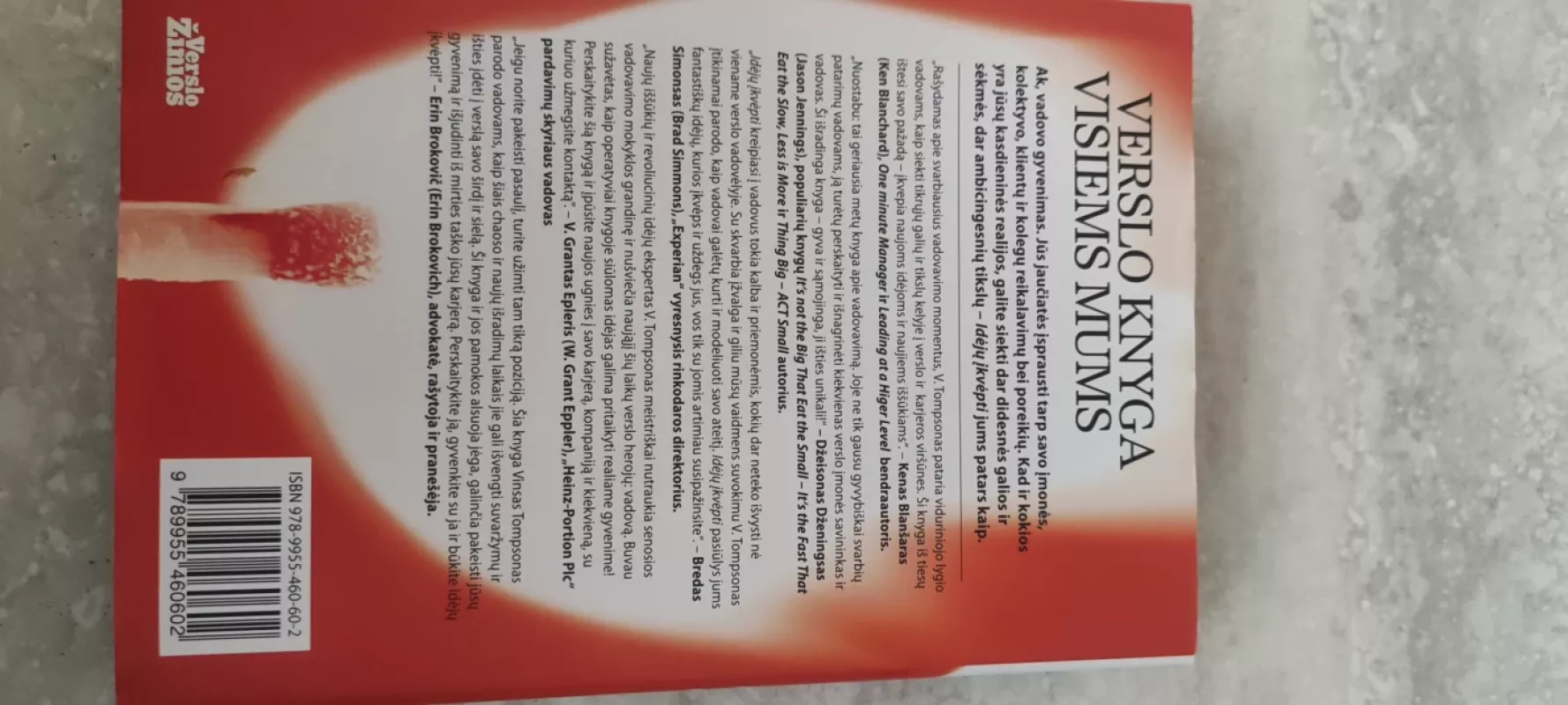 Idėjų įkvėpti - Vince Thompson, knyga 4