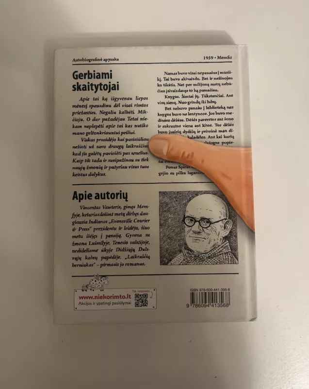 Laikraščių berniukas - Vince Vawter, knyga 3