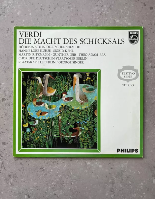 Giuseppe Verdi lp vinilas vinilinė plokštelė - , namai ir interjeras 2