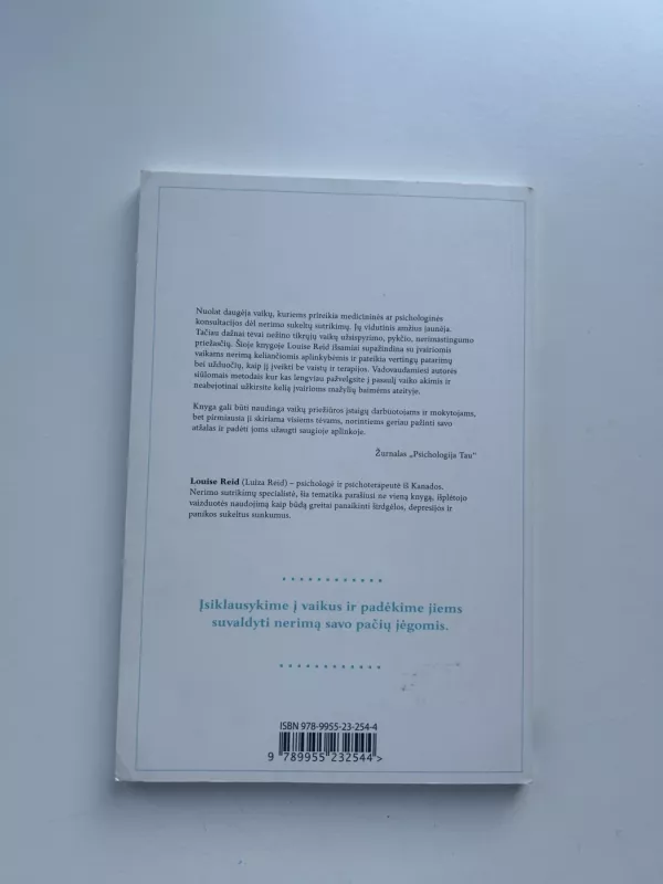 Vaikų nerimas. Kaip įveikti jį be vaistų ir terapijos - Reid Louise, knyga 3