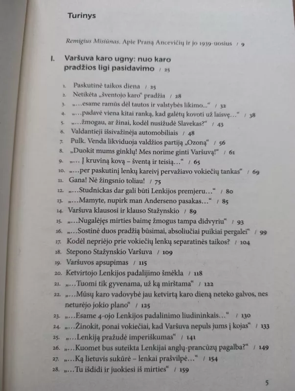 Varšuva - Vilnius: 1939 Ruduo - Pranas Ancevičius, knyga 5