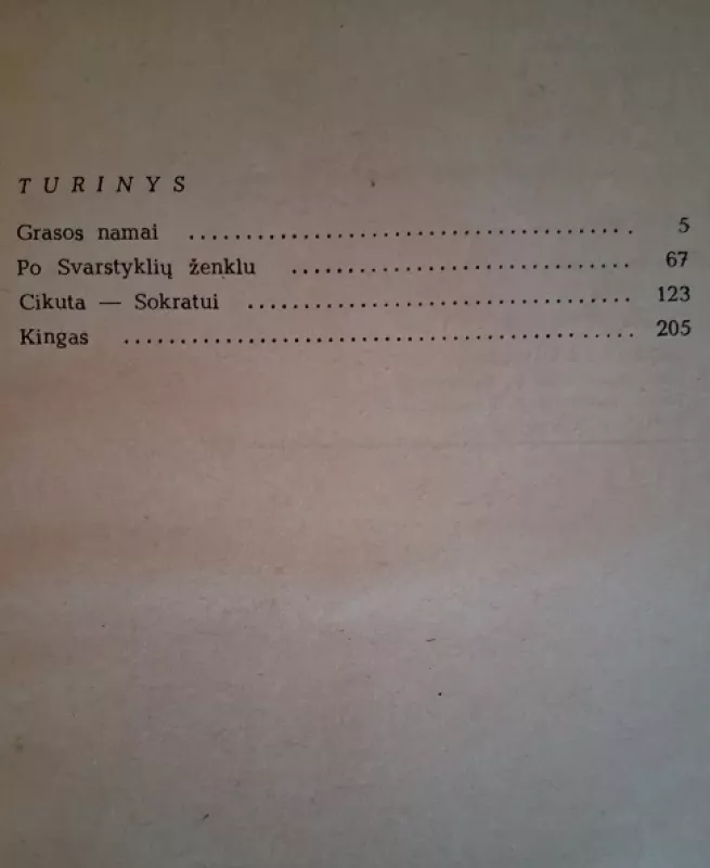 Balsas (Grasos namai ir kt.) - Juozas Glinskis, knyga 3