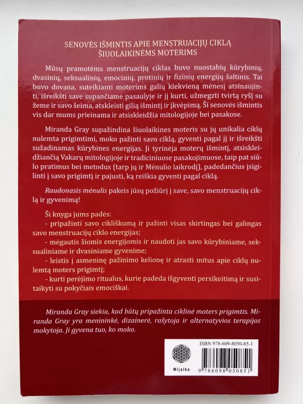 Raudonasis mėnulis - Miranda Gray, knyga 3