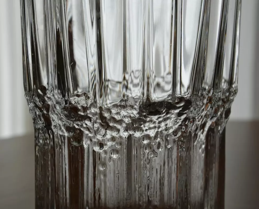 Vintage Iittala Finland Tapio Wirkkala krištolo vaza Pallas - , namai ir interjeras 6