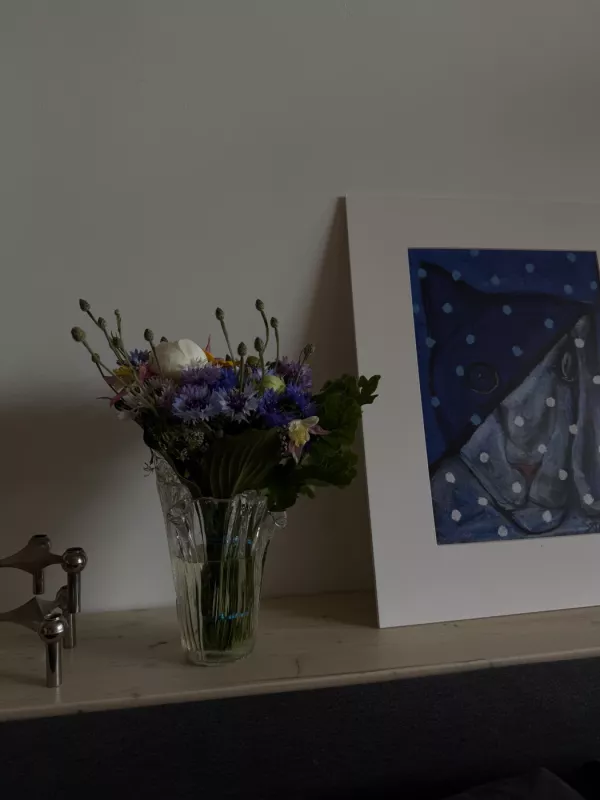 Vintage Muurla Finland Pertti Kallioinen krištolo vaza - , namai ir interjeras 6