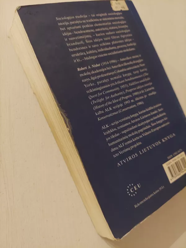 Sociologijos tradicija - Robert A. Nisbet, knyga 4