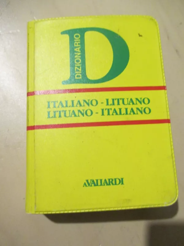 Italiano-Lituano / Lituano - Italiano - Parenti Alessandro, knyga 4