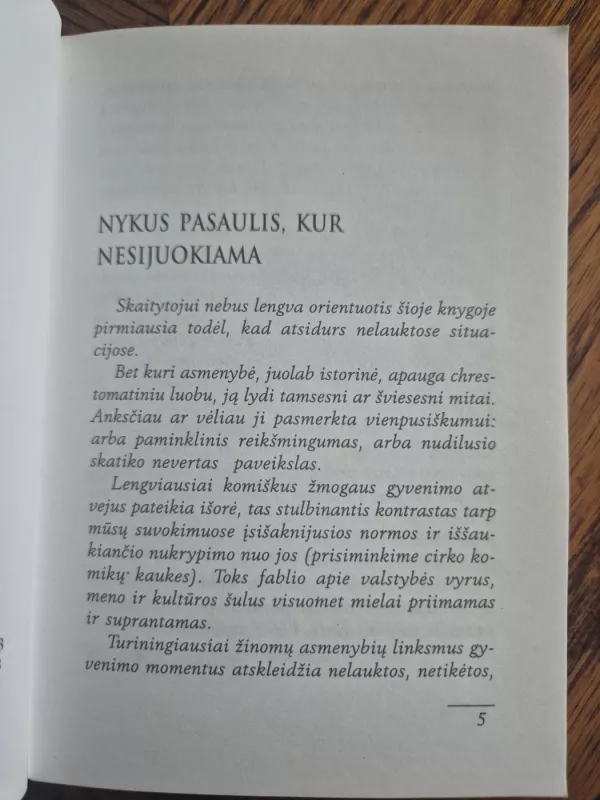 Linksmos istorijos apie įžymius Lietuvos žmones - V. Sasnauskas, ir kiti , knyga 5