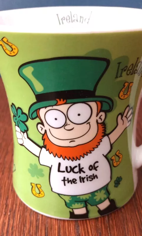 Puodelis 300ml, "Luck Of The Irish" - , namai ir interjeras 5