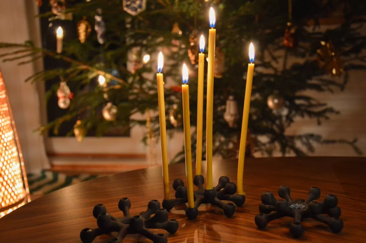 Vintage Dansk Designs Denmark Jens H. Quistgaard metalo žvakidė Spider - , namai ir interjeras 3