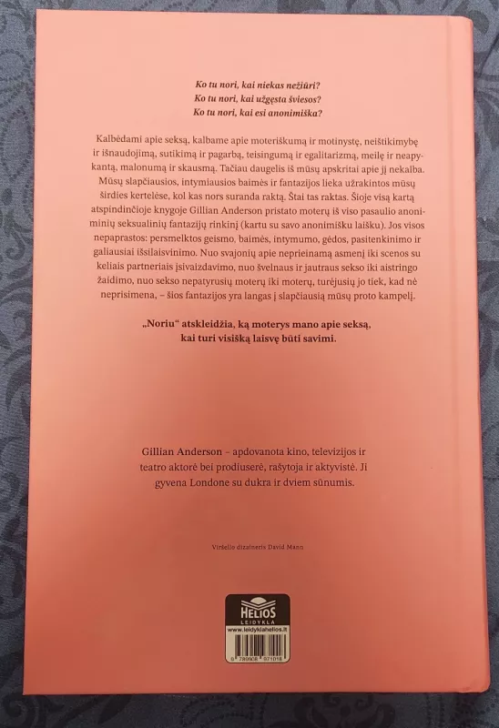 Noriu - Gillan Anderson, knyga 3