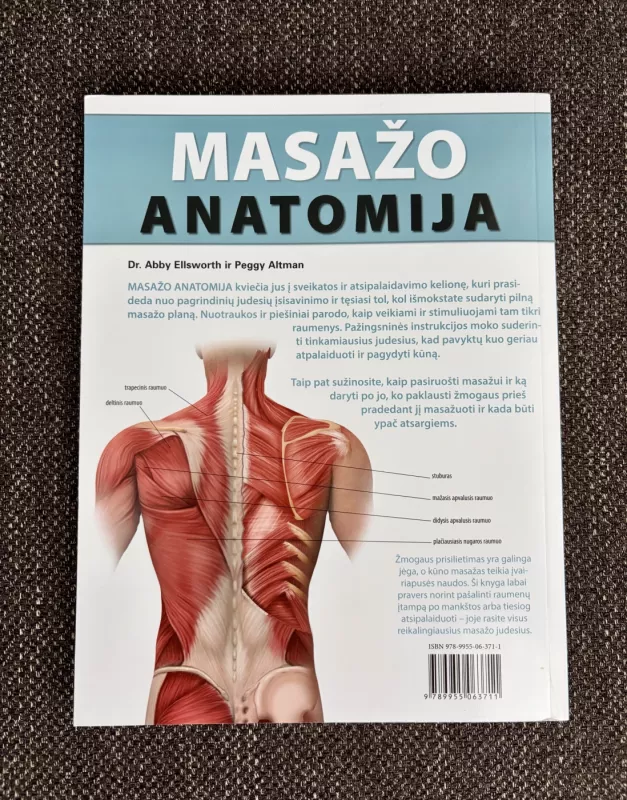 Masažo anatomija. Išsamus praktinis vadovas - Ellsworth Abby, knyga 3