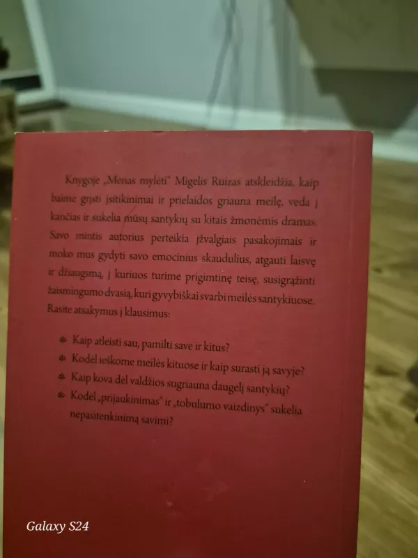 Menas mylėti, Meilės meno kortos - Ruiz Don Miguel, knyga 5