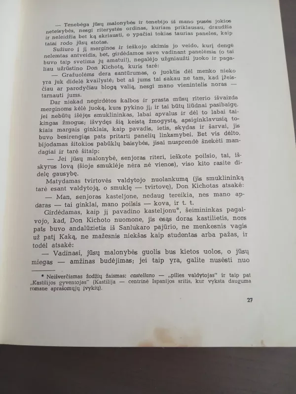 Išmoningasis Idalgas Don Kichotas iš La Mančos (I-II tomai) - Migelis Servantesas, knyga 5