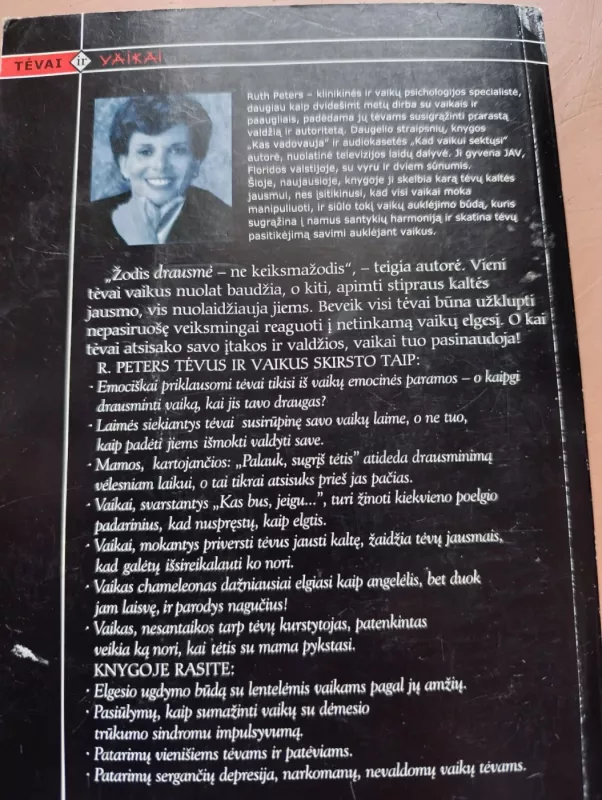 Nebijokite drausminti vaikų - Ruth Peters, knyga 4