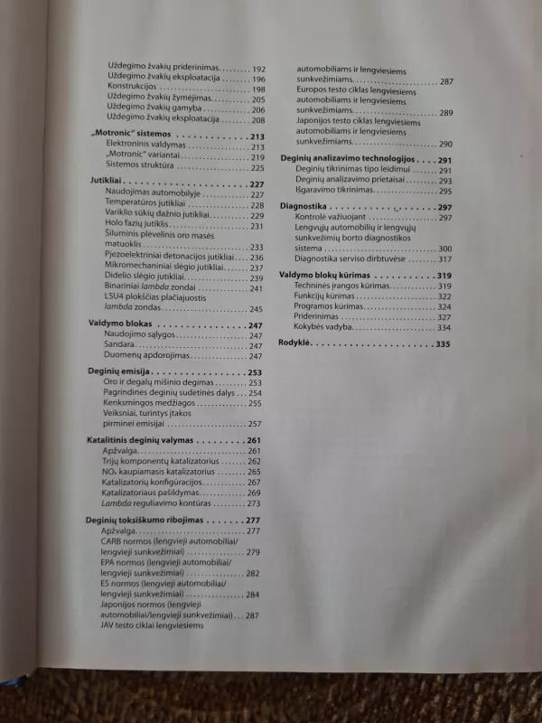 Benzininių variklių valdymo sistemos - Robert Bosch, knyga 4