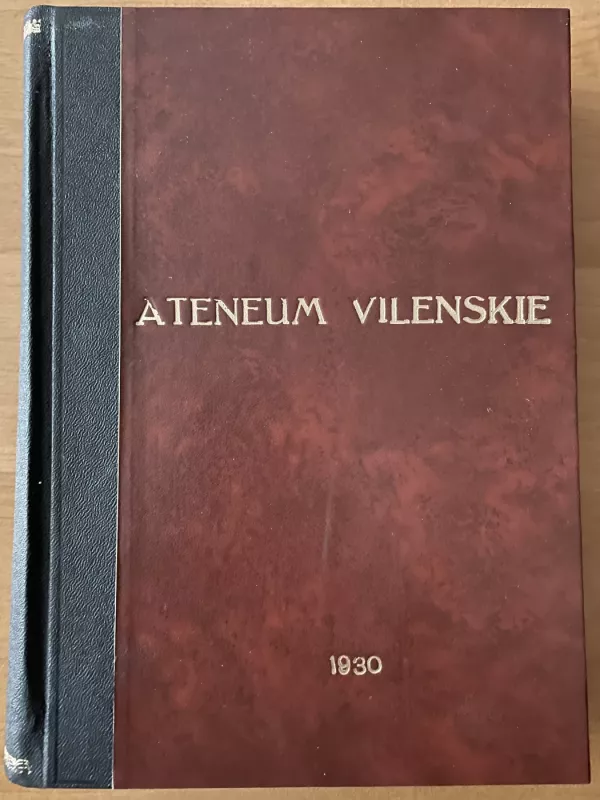 ATENEUM WILENSKIE VII - Jan Jakubowski, knyga 2