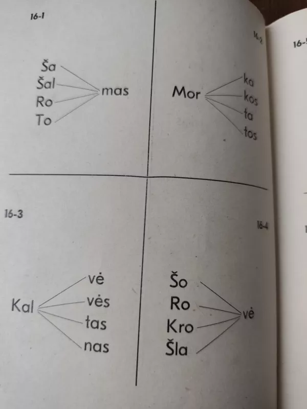 Lietuvių kalbos didaktinė medžiaga I klasei - M. Gylienė, knyga 5