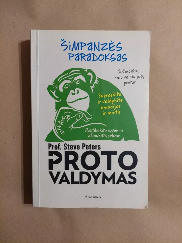 Proto valdymas arba Šimpanzės paradoksas - Steve Peters, knyga 2