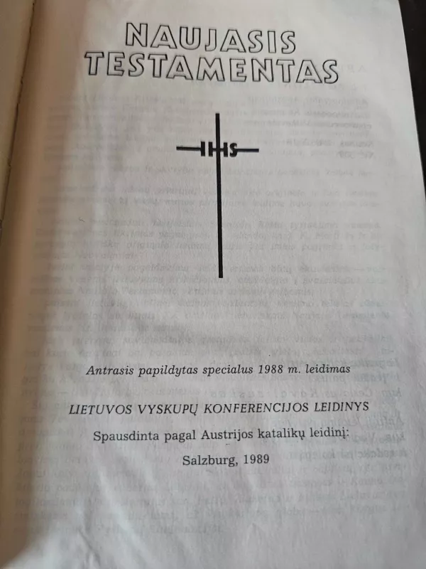 Naujasis testamentas - Autorių Kolektyvas, knyga 3