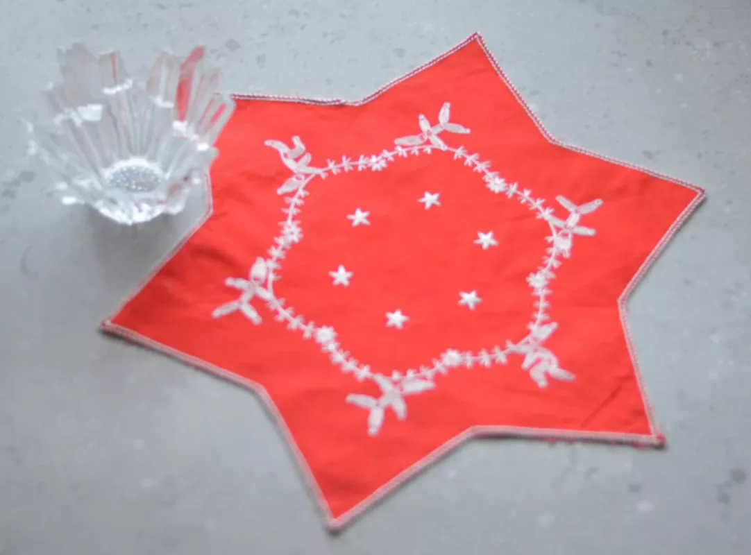 Žvaigždės formos šventinė staltiesė - , namai ir interjeras 2