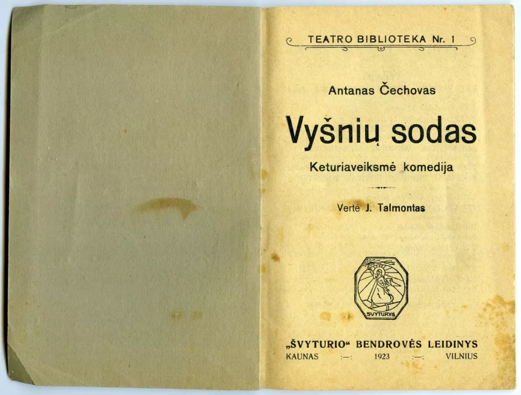 Vyšnių sodas - Antanas Čechovas, knyga 3