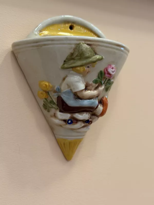 Vintažinė sieninė vaza - , namai ir interjeras 3