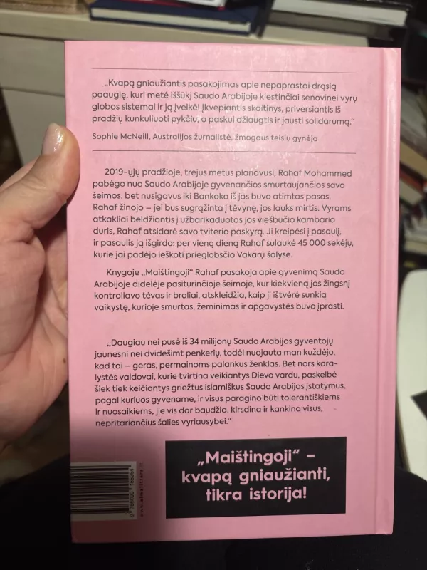 Maištingoji: kaip aš pabėgau iš Saudo Arabijos - Rahaf Mohammed, knyga 3