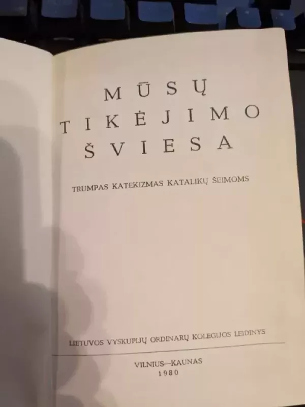 Katekizmas - P. Tamulevičius, knyga 3