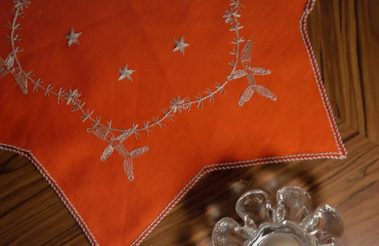 Žvaigždės formos šventinė staltiesė - , namai ir interjeras 3
