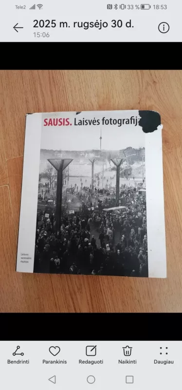 Sausis. Laisvės fotografija - Erika Miknevičiūtė, knyga 2