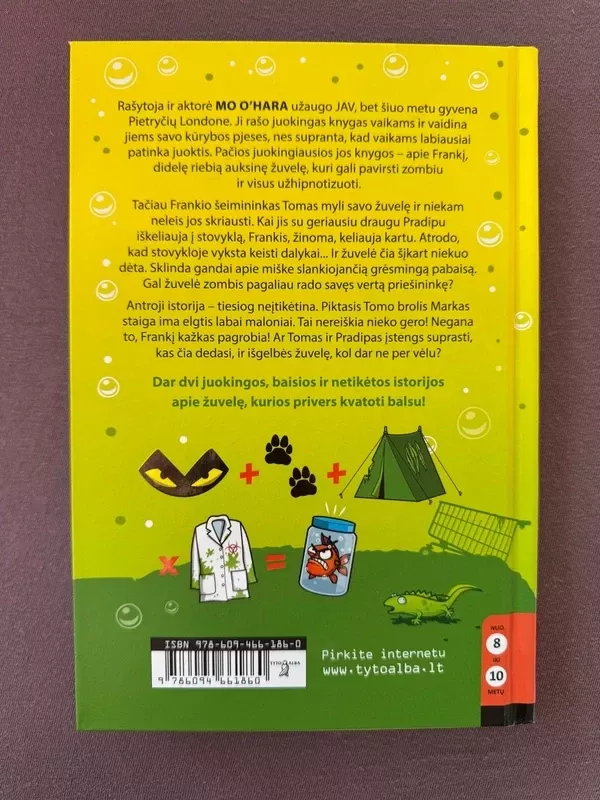 Mano didelė riebi auksinė žuvelė zombis Pašėlę pelekai - Mo Ohara, knyga 3