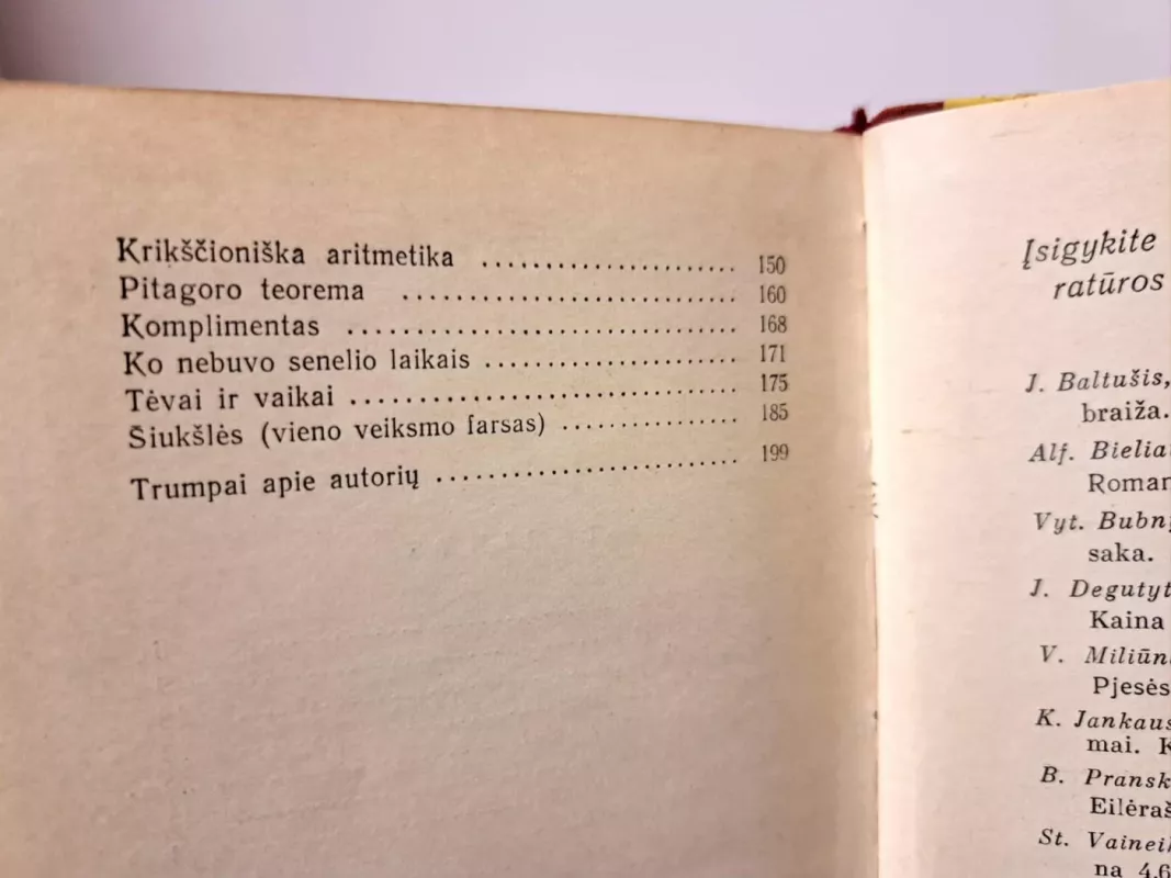 Atsiknojusi lentelė - P.Skodžius, knyga 4