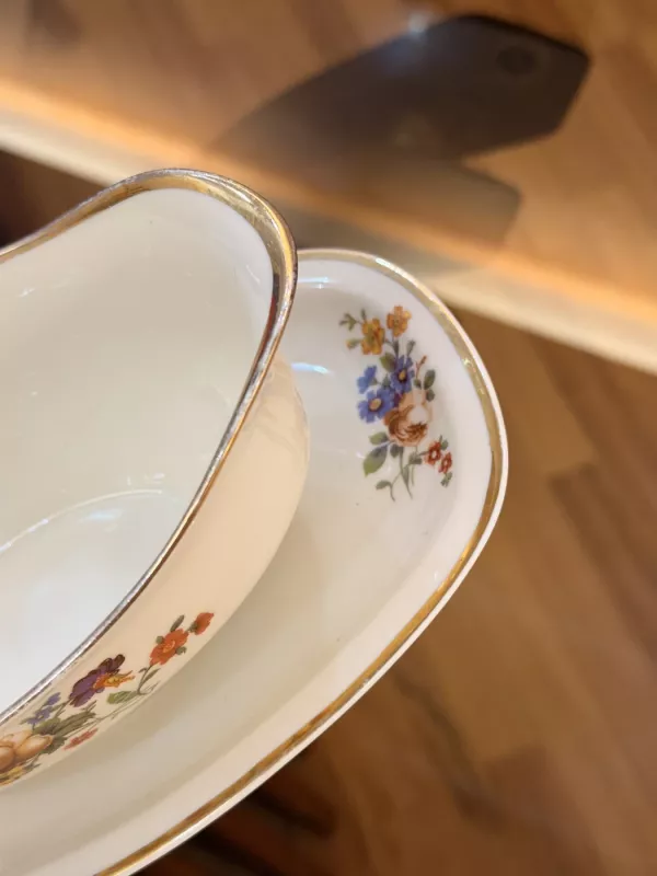 Vintažinė porcelianinė padažinė - , namai ir interjeras 6