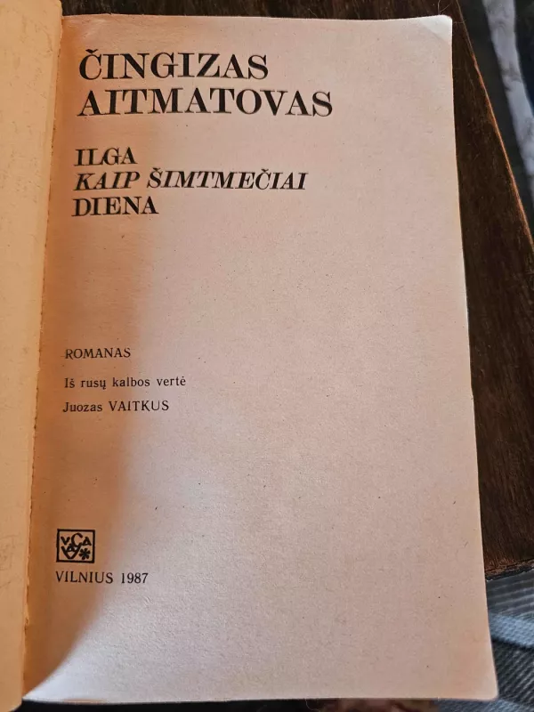 Ilga kaip šimtmečiai diena - Čingizas Aitmatovas, knyga 4