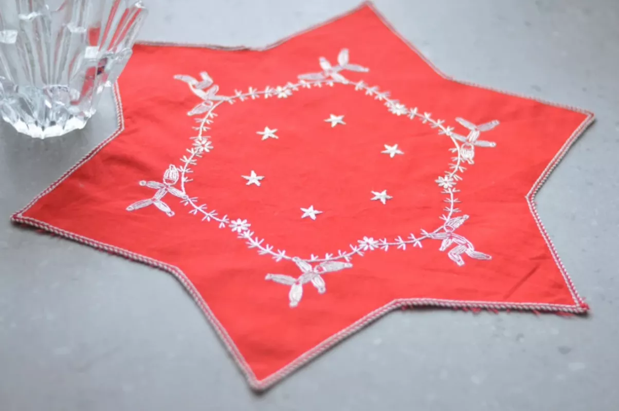 Žvaigždės formos šventinė staltiesė - , namai ir interjeras 4