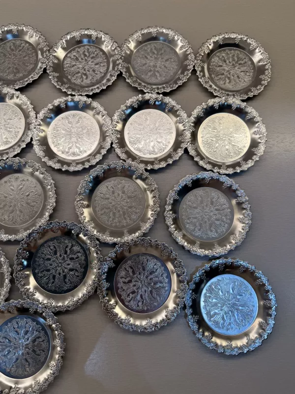 Vintage metaliniai padėkliukai (19vnt.) - , namai ir interjeras 3