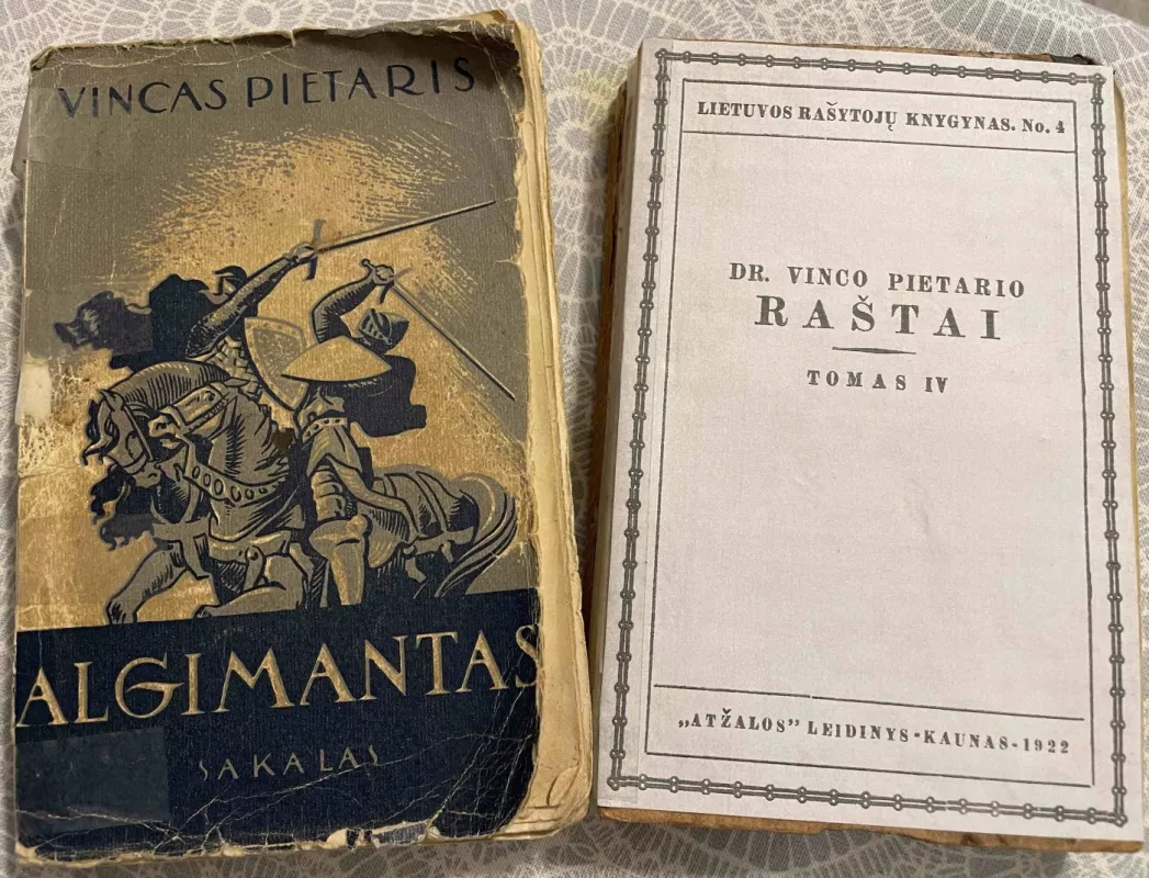 Algimantas I ir II tomai - Vincas Pietaris, knyga 2