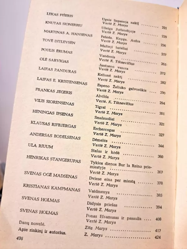 Danų novelės - Zita Marys, knyga 4