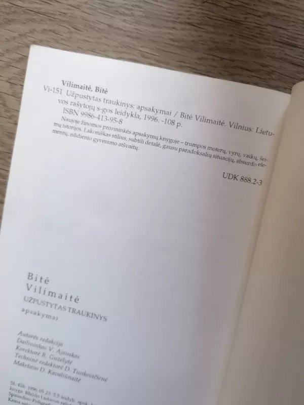 Užpustytas traukinys - Bitė Vilimaitė, knyga 5