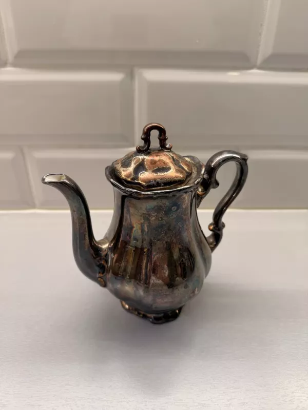 Vintage sidabruotas arbatinukas - , namai ir interjeras 6