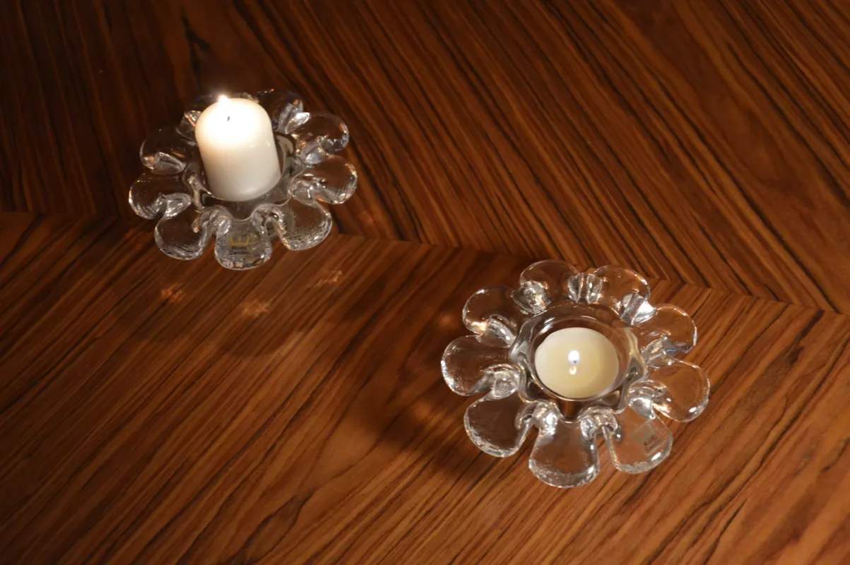 Vintage krištolo žvakidės Krinolin Kosta Boda Göran Wärff - , namai ir interjeras 4