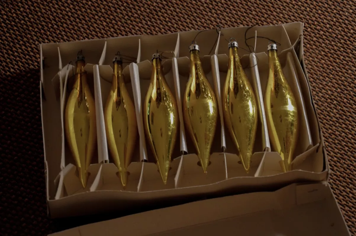 Vintage Poland stikliniai eglutės žaisliukai - , namai ir interjeras 4